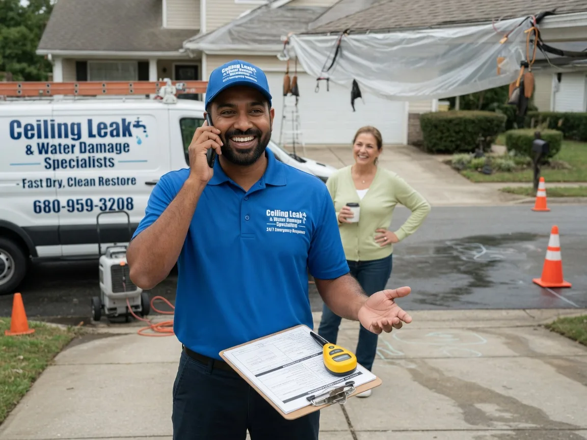Ceiling Leak Cleanup Denison, IA FAQs